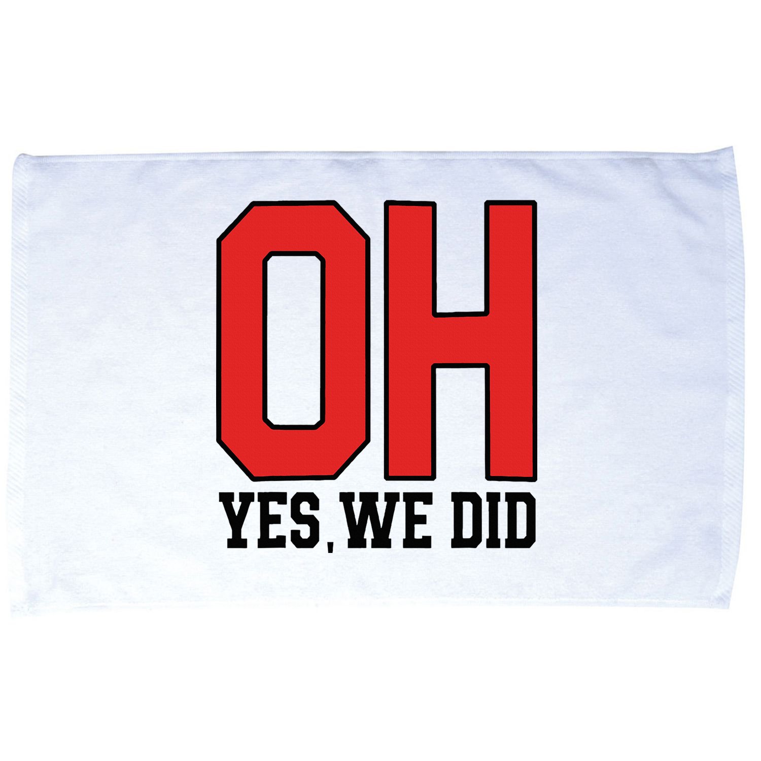 Ohio Oh Yes We Did Microfiber Hand Towel
