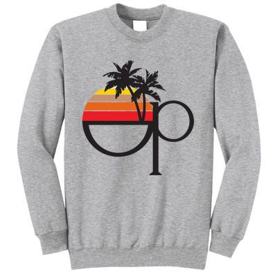 Ocean Pacific 80s Retro Sunset Tall Sweatshirt