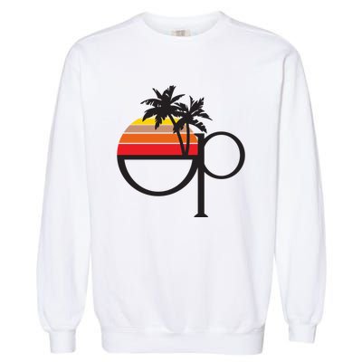 Ocean Pacific 80s Retro Sunset Garment-Dyed Sweatshirt