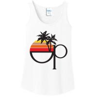 Ocean Pacific 80s Retro Sunset Ladies Essential Tank