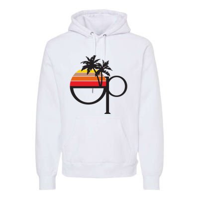 Ocean Pacific 80s Retro Sunset Premium Hoodie