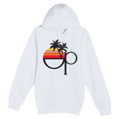 Ocean Pacific 80s Retro Sunset Premium Pullover Hoodie