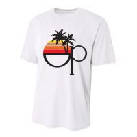 Ocean Pacific 80s Retro Sunset Performance Sprint T-Shirt