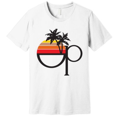 Ocean Pacific 80s Retro Sunset Premium T-Shirt