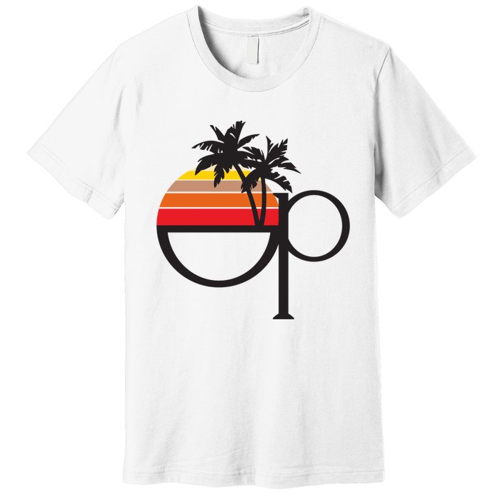 Ocean Pacific 80s Retro Sunset Premium T-Shirt