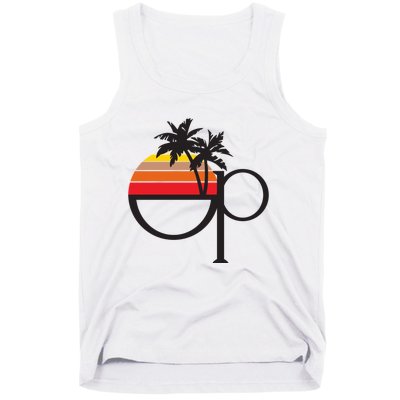 Ocean Pacific 80s Retro Sunset Tank Top