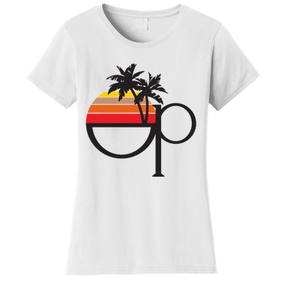 Ocean Pacific 80s Retro Sunset Women's T-Shirt