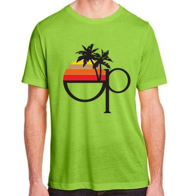 Ocean Pacific 80s Retro Sunset Adult ChromaSoft Performance T-Shirt