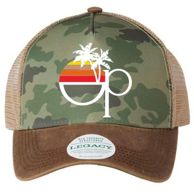 Ocean Pacific 80s Retro Sunset Legacy Tie Dye Trucker Hat