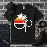 Ocean Pacific 80s Retro Sunset Tall T-Shirt