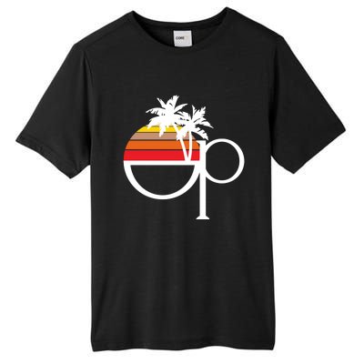 Ocean Pacific 80s Retro Sunset Tall Fusion ChromaSoft Performance T-Shirt