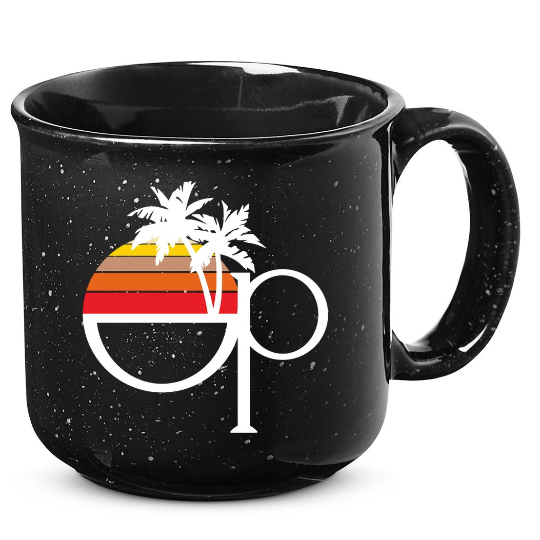 Ocean Pacific 80s Retro Sunset 15oz Campfire Ceramic Mug