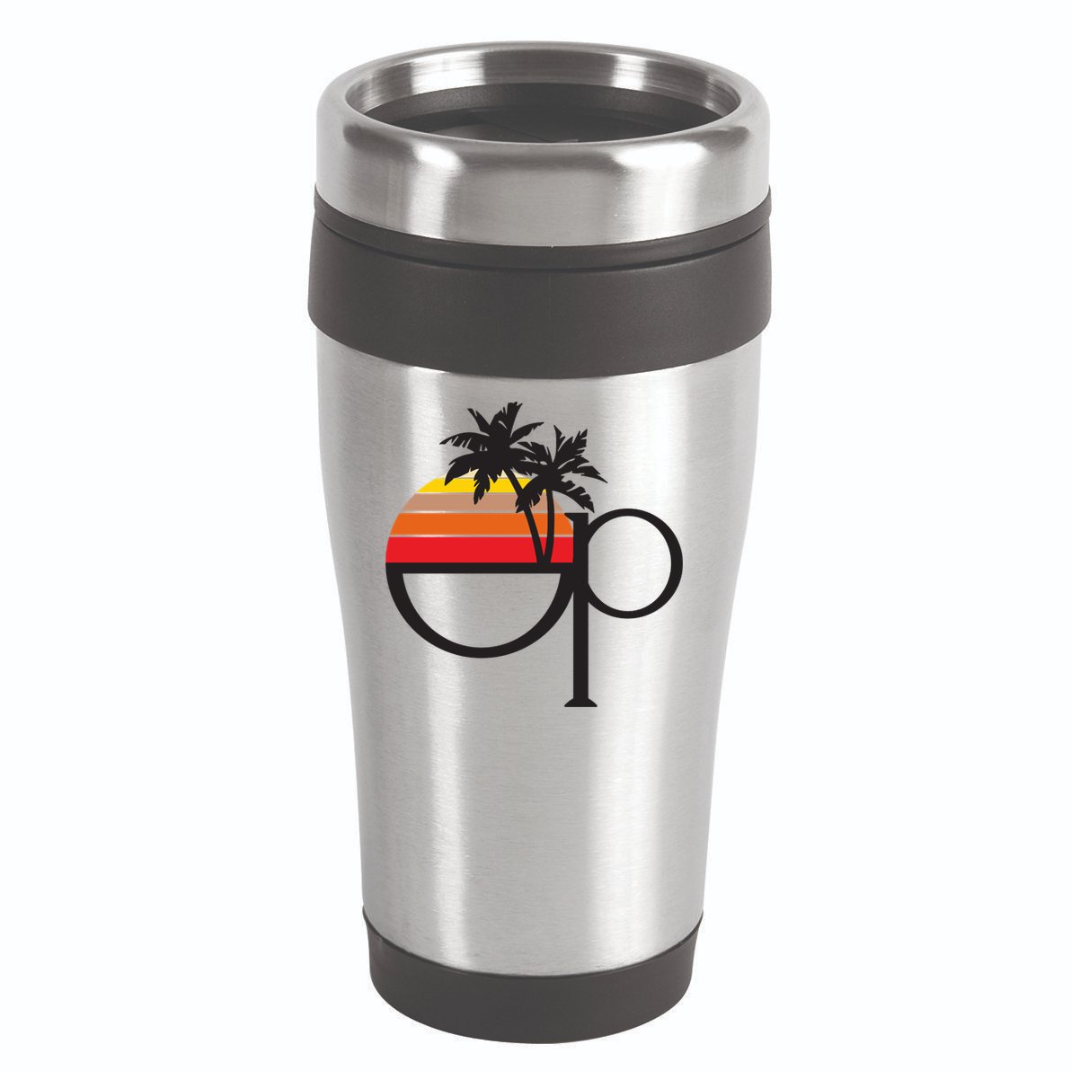 Ocean Pacific 80s Retro Sunset 16oz Travel Tumbler