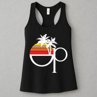 Ocean Pacific 80s Retro Sunset Womens Tank Top