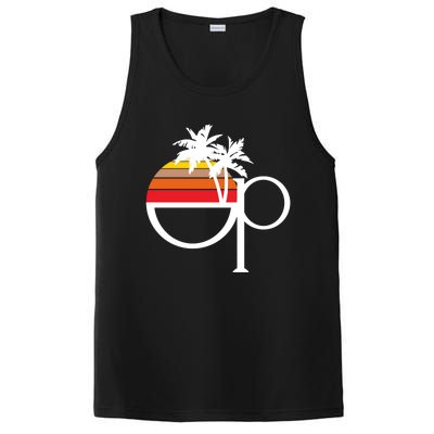 Ocean Pacific 80s Retro Sunset PosiCharge Competitor Tank