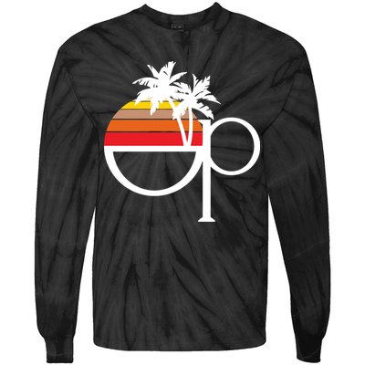 Ocean Pacific 80s Retro Sunset Tie-Dye Long Sleeve Shirt