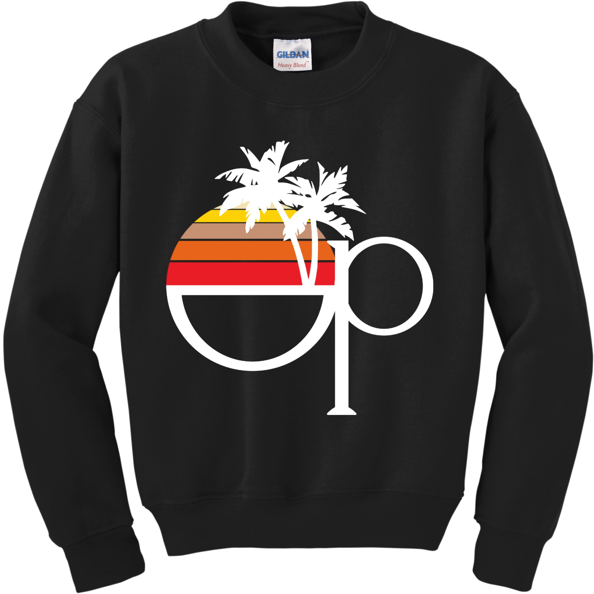 Ocean Pacific 80s Retro Sunset Kids Sweatshirt