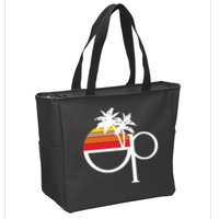 Ocean Pacific 80s Retro Sunset Zip Tote Bag
