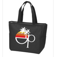 Ocean Pacific 80s Retro Sunset Zip Tote Bag