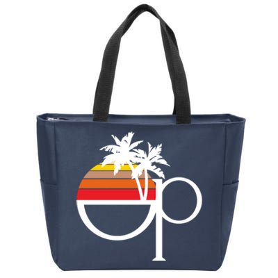 Ocean Pacific 80s Retro Sunset Zip Tote Bag