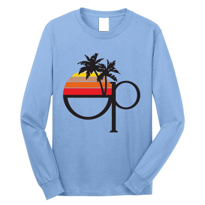 Ocean Pacific 80s Retro Sunset Long Sleeve Shirt