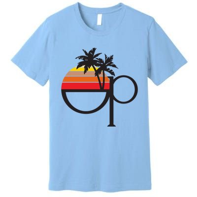 Ocean Pacific 80s Retro Sunset Premium T-Shirt