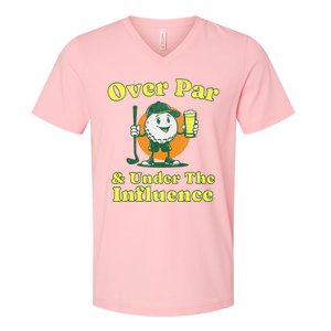 Over Par And Under The Influence V-Neck T-Shirt