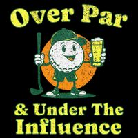 Over Par And Under The Influence 7-Panel Snapback Hat