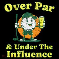 Over Par And Under The Influence Flatbill Hat