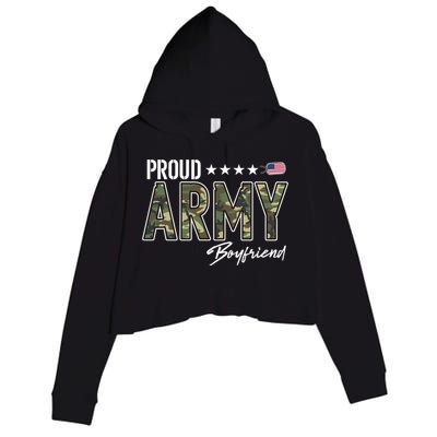 Ocp Proud Army Friend Gift Crop Fleece Hoodie