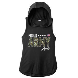 Ocp Proud Army Aunt Cute Gift Ladies PosiCharge Tri-Blend Wicking Draft Hoodie Tank