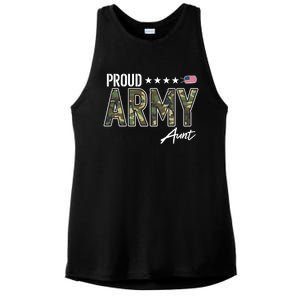 Ocp Proud Army Aunt Cute Gift Ladies PosiCharge Tri-Blend Wicking Tank