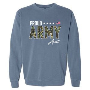 Ocp Proud Army Aunt Cute Gift Garment-Dyed Sweatshirt