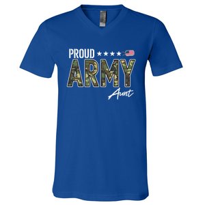 Ocp Proud Army Aunt Cute Gift V-Neck T-Shirt