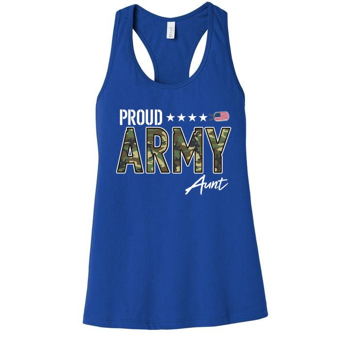 Ocp Proud Army Aunt Cute Gift Women's Racerback Tank