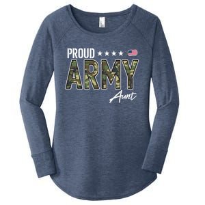 Ocp Proud Army Aunt Cute Gift Women's Perfect Tri Tunic Long Sleeve Shirt