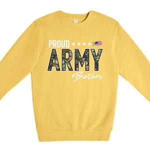 Ocp Proud Army Brother Funny Gift Premium Crewneck Sweatshirt