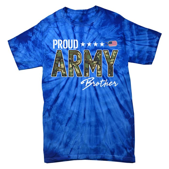 Ocp Proud Army Brother Funny Gift Tie-Dye T-Shirt