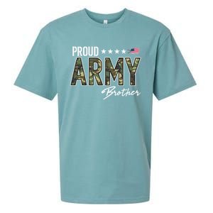 Ocp Proud Army Brother Funny Gift Sueded Cloud Jersey T-Shirt