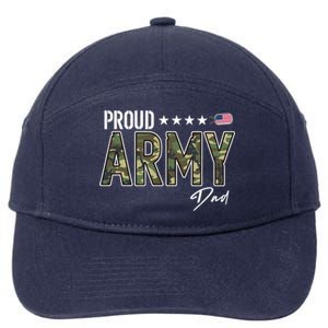 Ocp Proud Army Dad Gift 7-Panel Snapback Hat