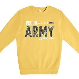 Ocp Proud Army Grandma For Grandmothers Of Soldiers Gift Premium Crewneck Sweatshirt