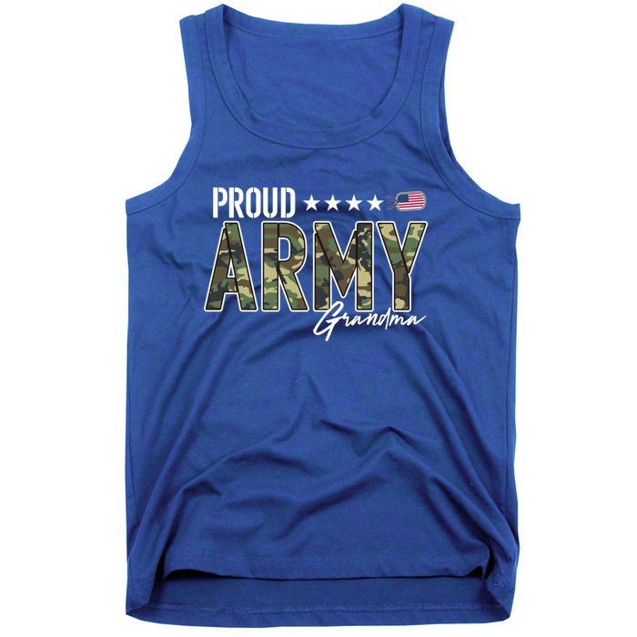 Ocp Proud Army Grandma For Grandmothers Of Soldiers Gift Tank Top