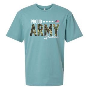 Ocp Proud Army Grandma For Grandmothers Of Soldiers Gift Sueded Cloud Jersey T-Shirt