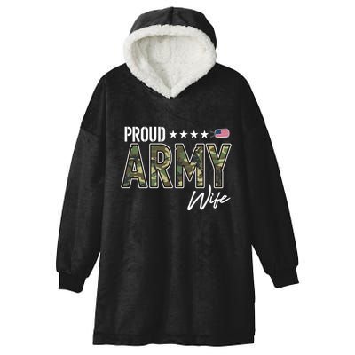 Ocp Proud Army Wife Gift Hooded Wearable Blanket