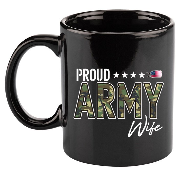 Ocp Proud Army Wife Gift 11oz C Handle Ceramic Mug
