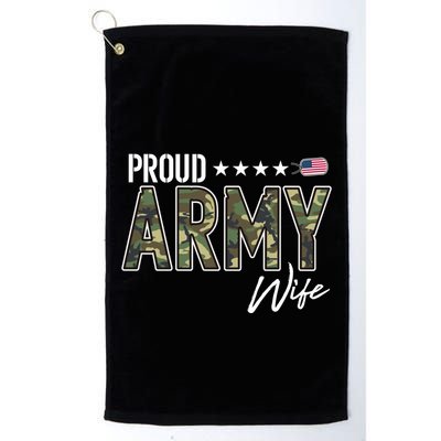 Ocp Proud Army Wife Gift Golf Towel