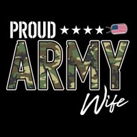 Ocp Proud Army Wife Gift Wool Snapback Cap