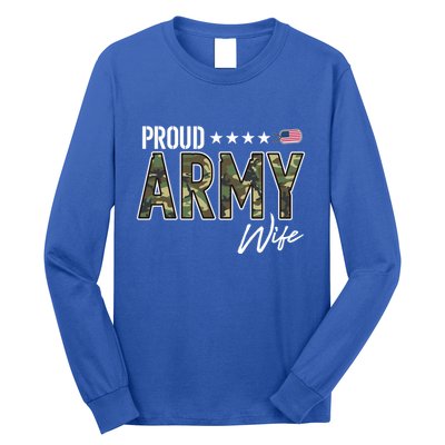 Ocp Proud Army Wife Gift Long Sleeve Shirt