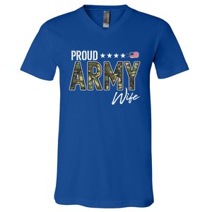 Ocp Proud Army Wife Gift V-Neck T-Shirt