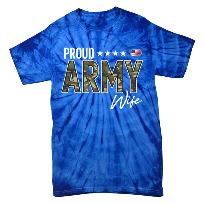 Ocp Proud Army Wife Gift Tie-Dye T-Shirt